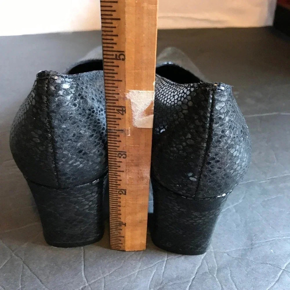 Vintage 90s Y2K Renzo Fontanelli Espadrilles Snake Skin Print Shoes women Sz 7.5 - Picture 3 of 4